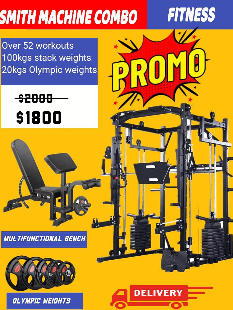 Smith machine combo